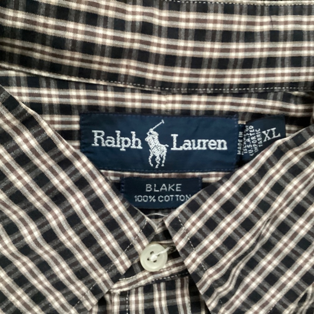 Polo Ralph Lauren Men’s Blake Button-Down 100% Cotton Shirt Blue Sz. XL - Picture 5 of 7